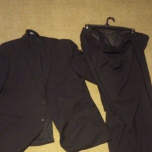 Men's Black Suit Blazer and Pants